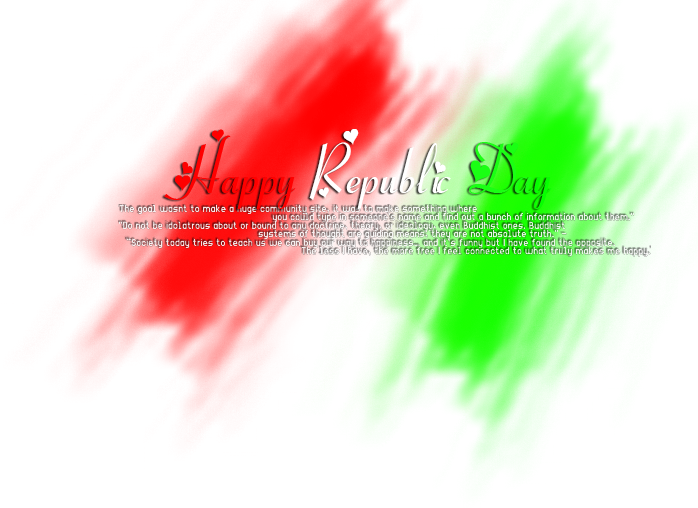 Republic Day Text Clipart