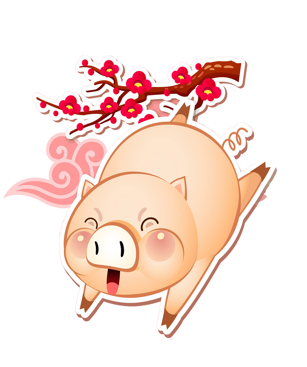 Pig Cartoon Clipart