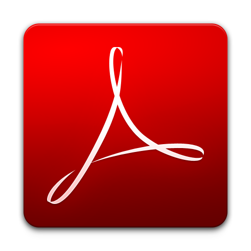 Adobe Acrobat Red Clipart