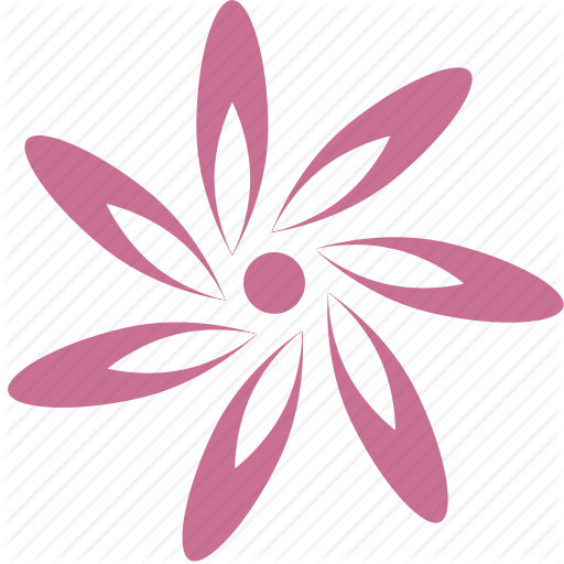 Pink Flower Cartoon Clipart