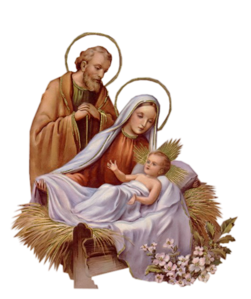 Holy Family Christmas Clipart