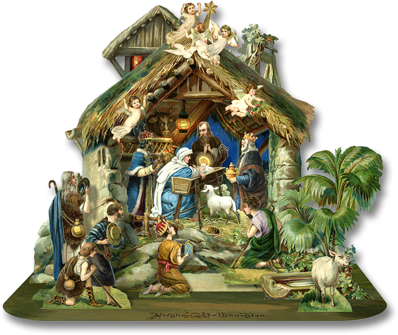 Christmas Manger Clipart