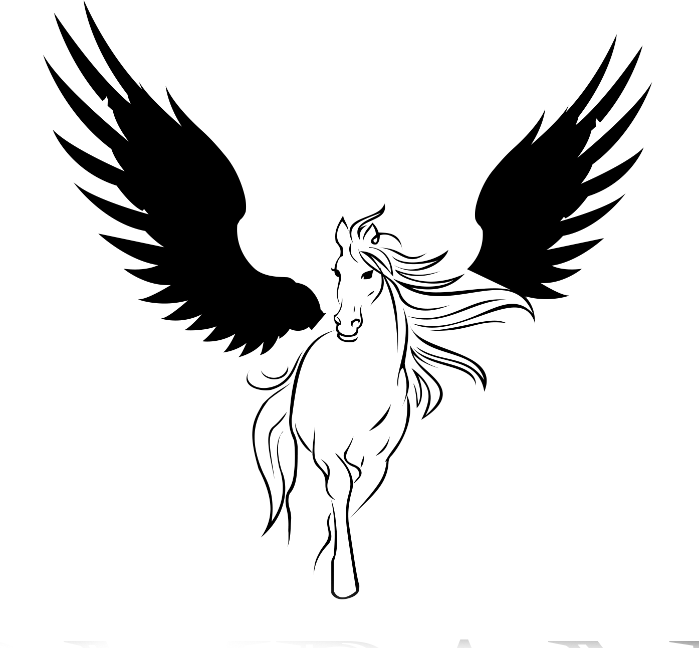 Bird Line Drawing Clipart