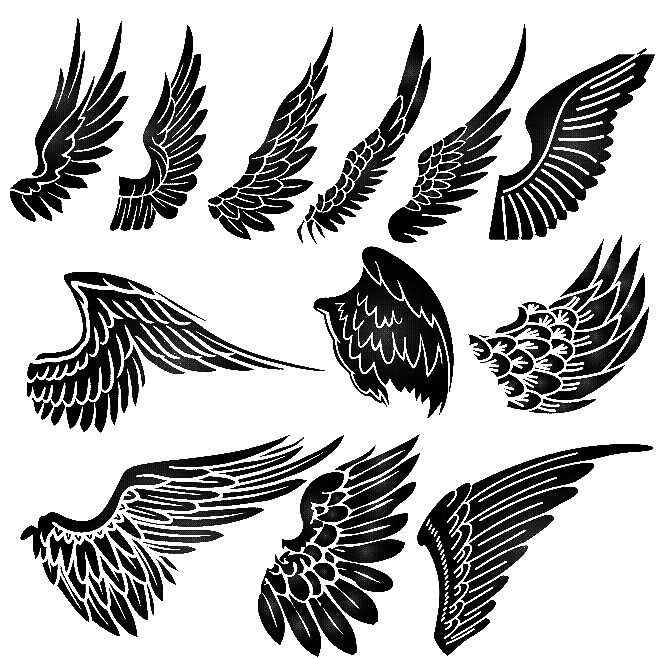 Bird Tattoo Clipart