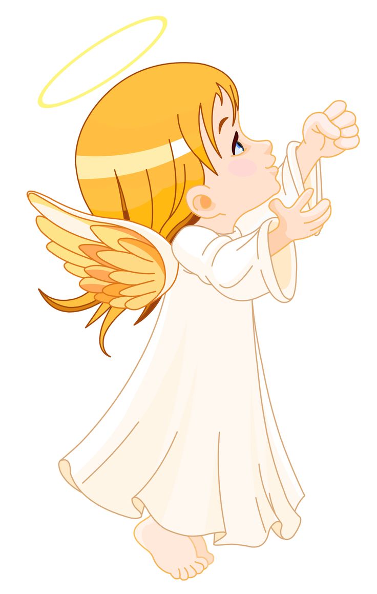 Cute Little Angel Large Size Angel Clipart