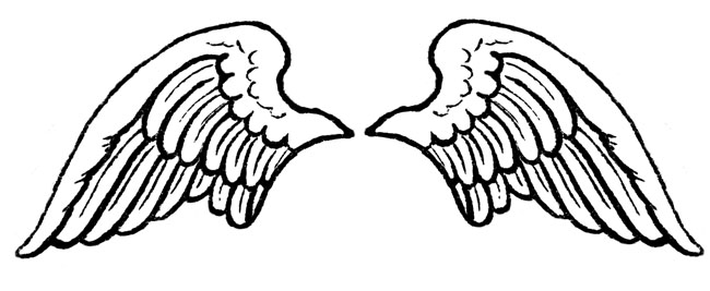 White Angel Wings Kid Png Image Clipart