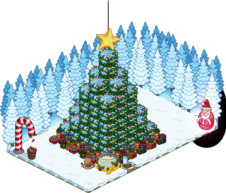Christmas Tree Background Clipart