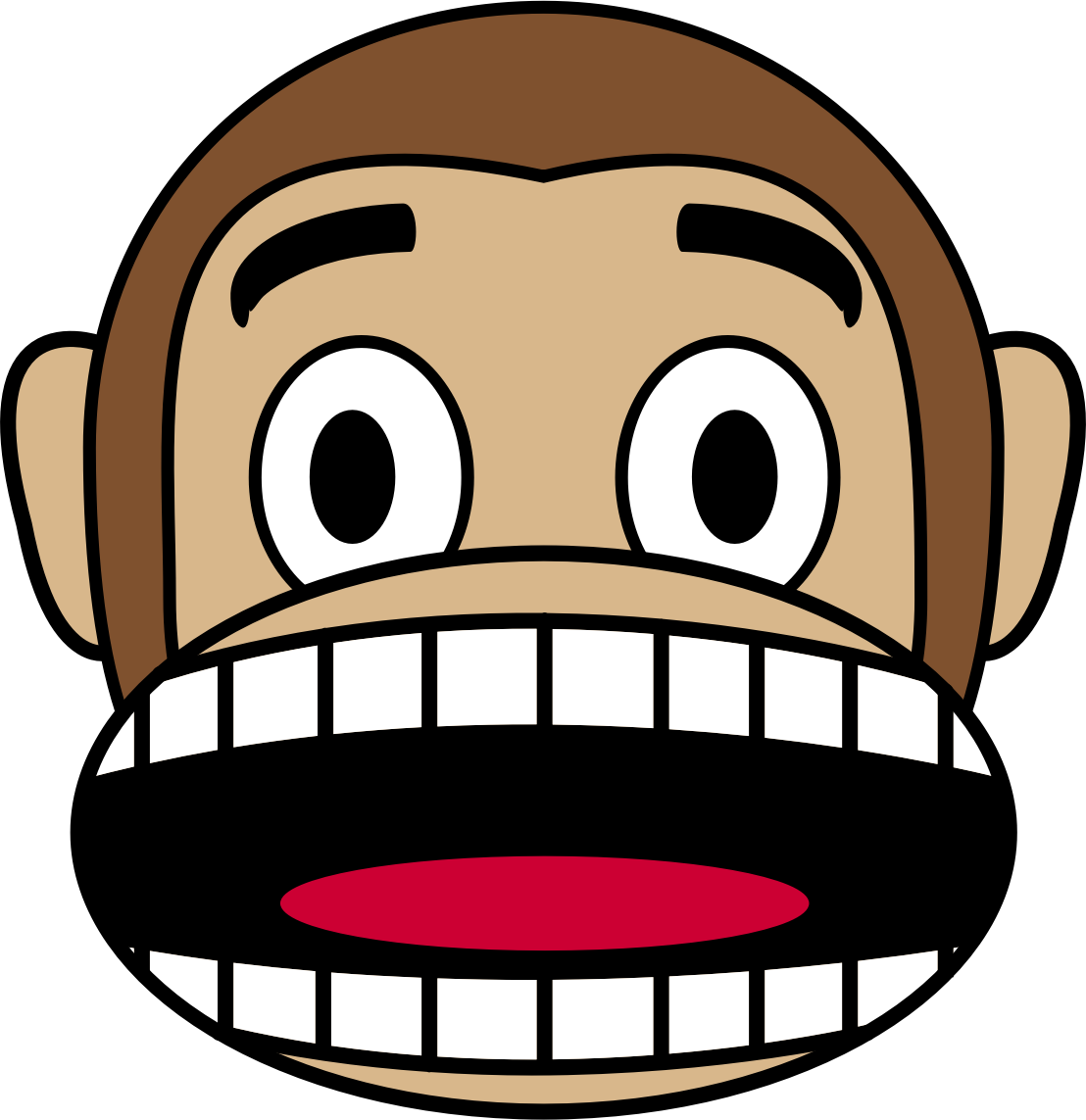 Monkey Emoji Clipart