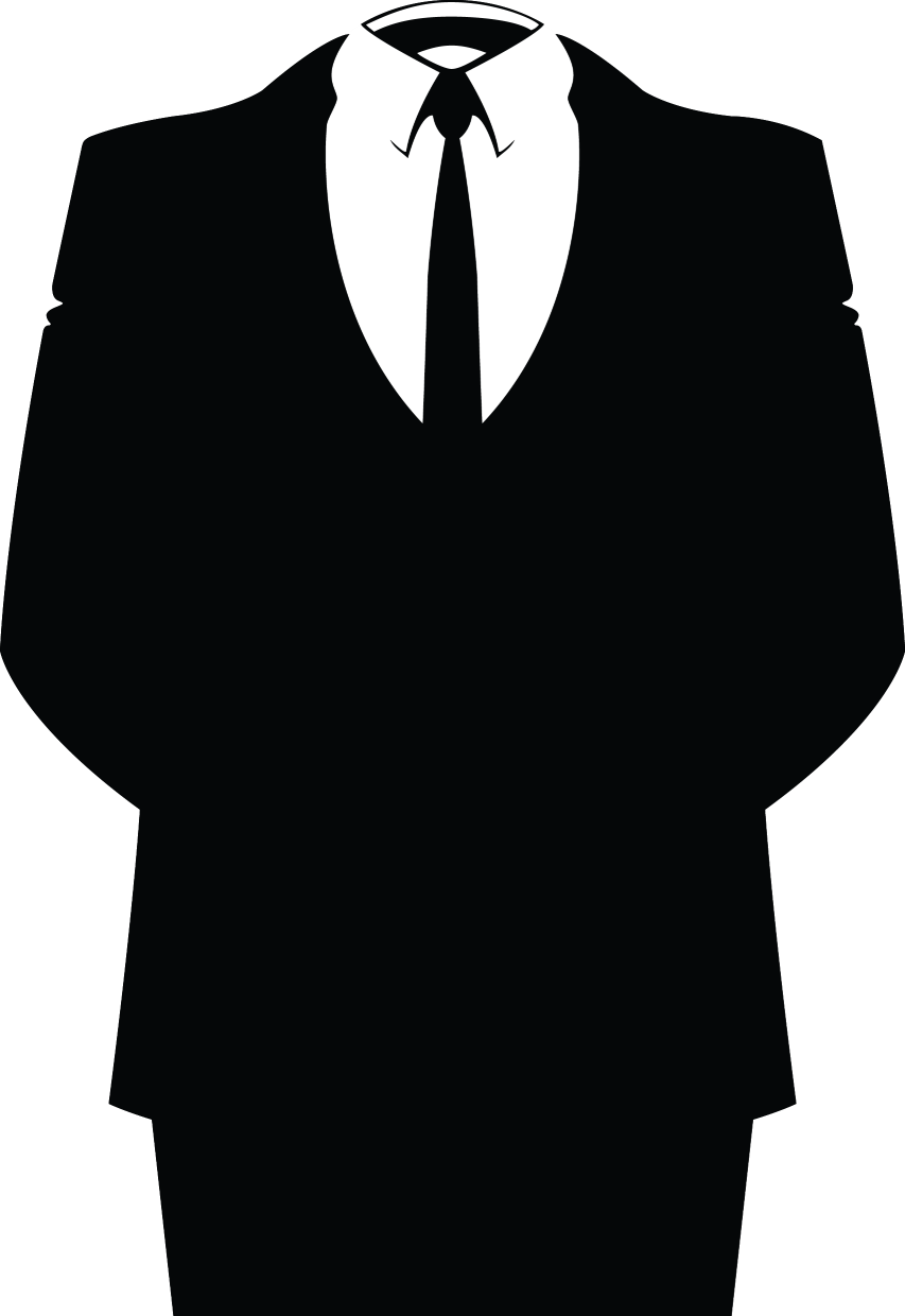 Anonymous Shoulder Clipart