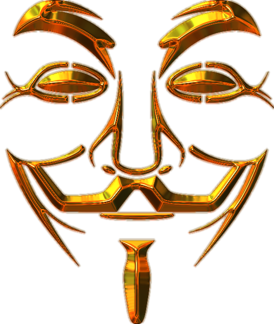 Guy Fawkes Mask Symbol Clipart