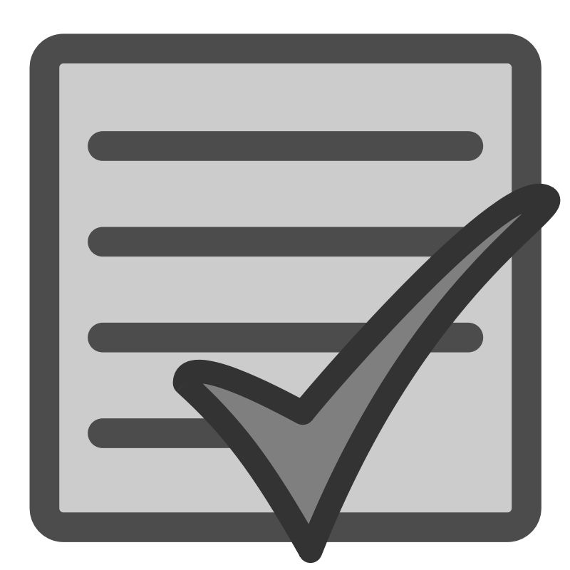 Transcript Black Clipart