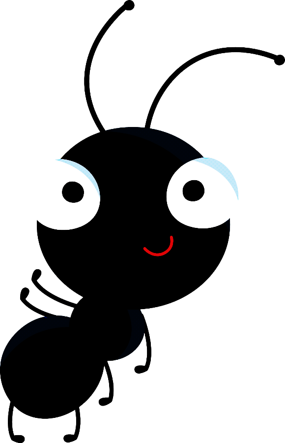 cockroach silhouette cartoon ladybird beetle logo Clipart