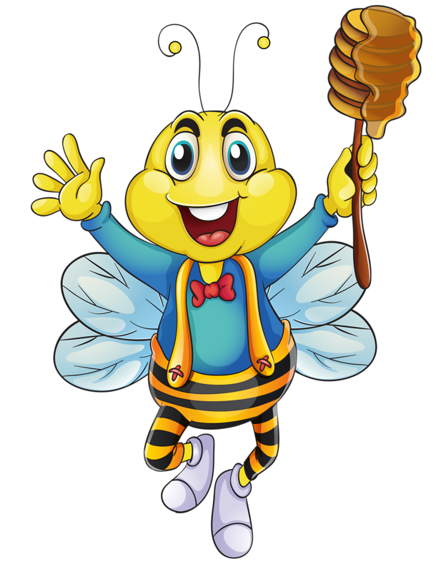 Bee Background Clipart
