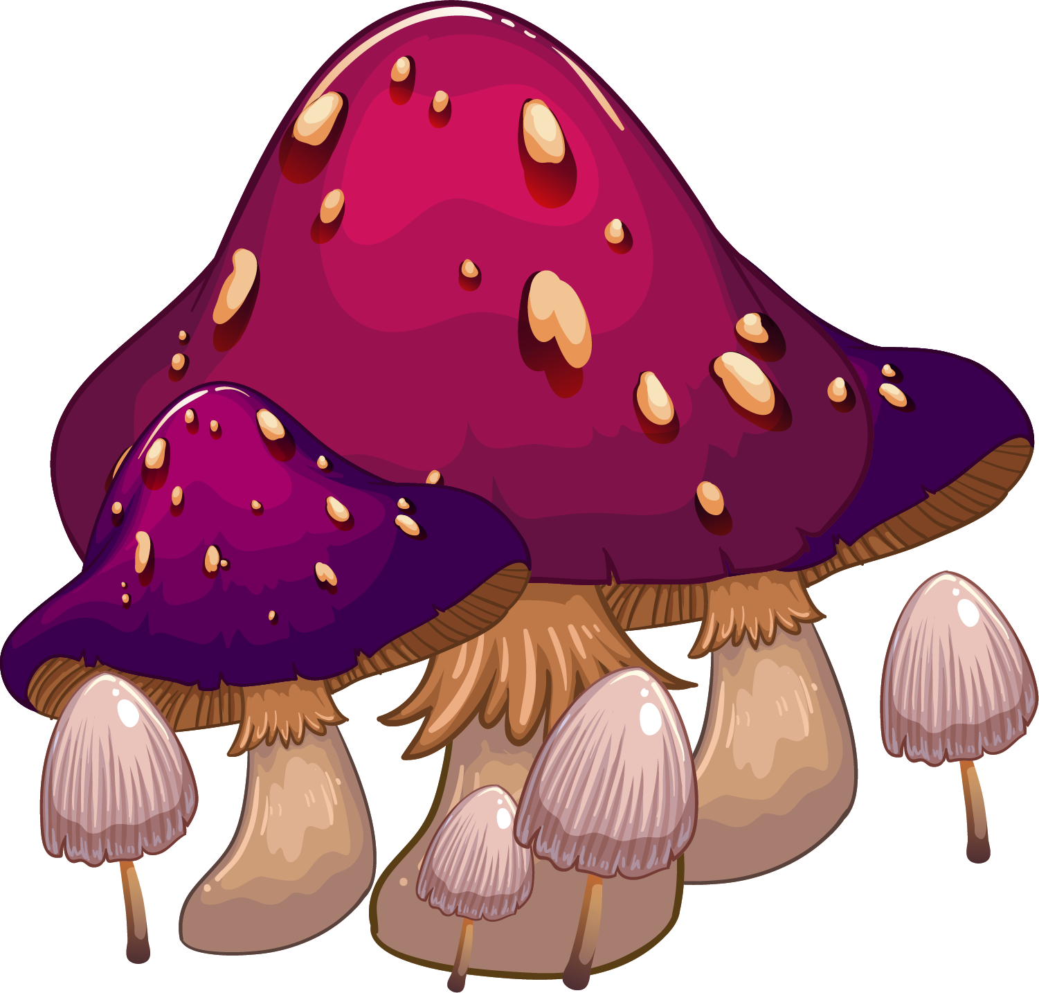 Mushroom Cartoon Clipart
