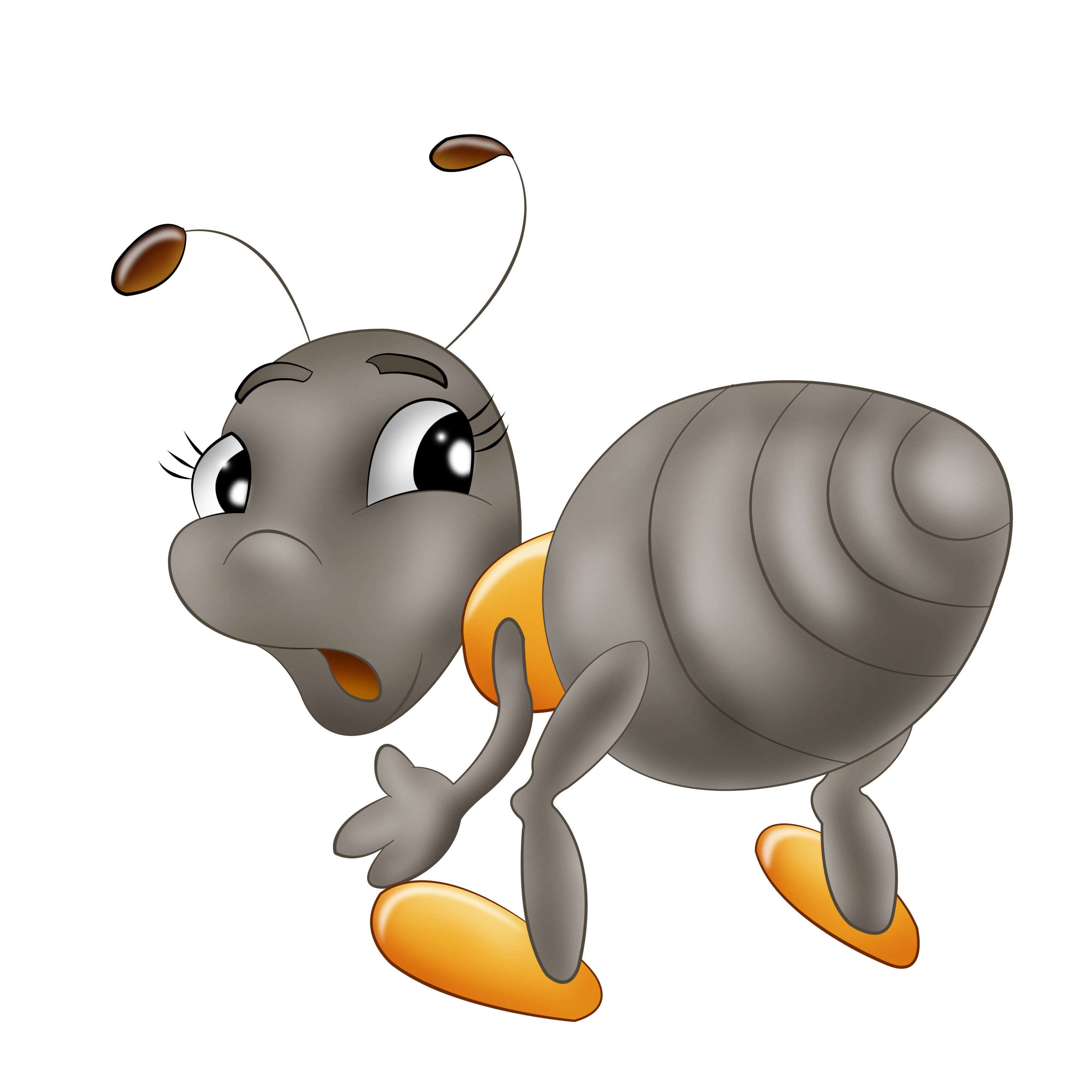 Ant Cartoon Clipart