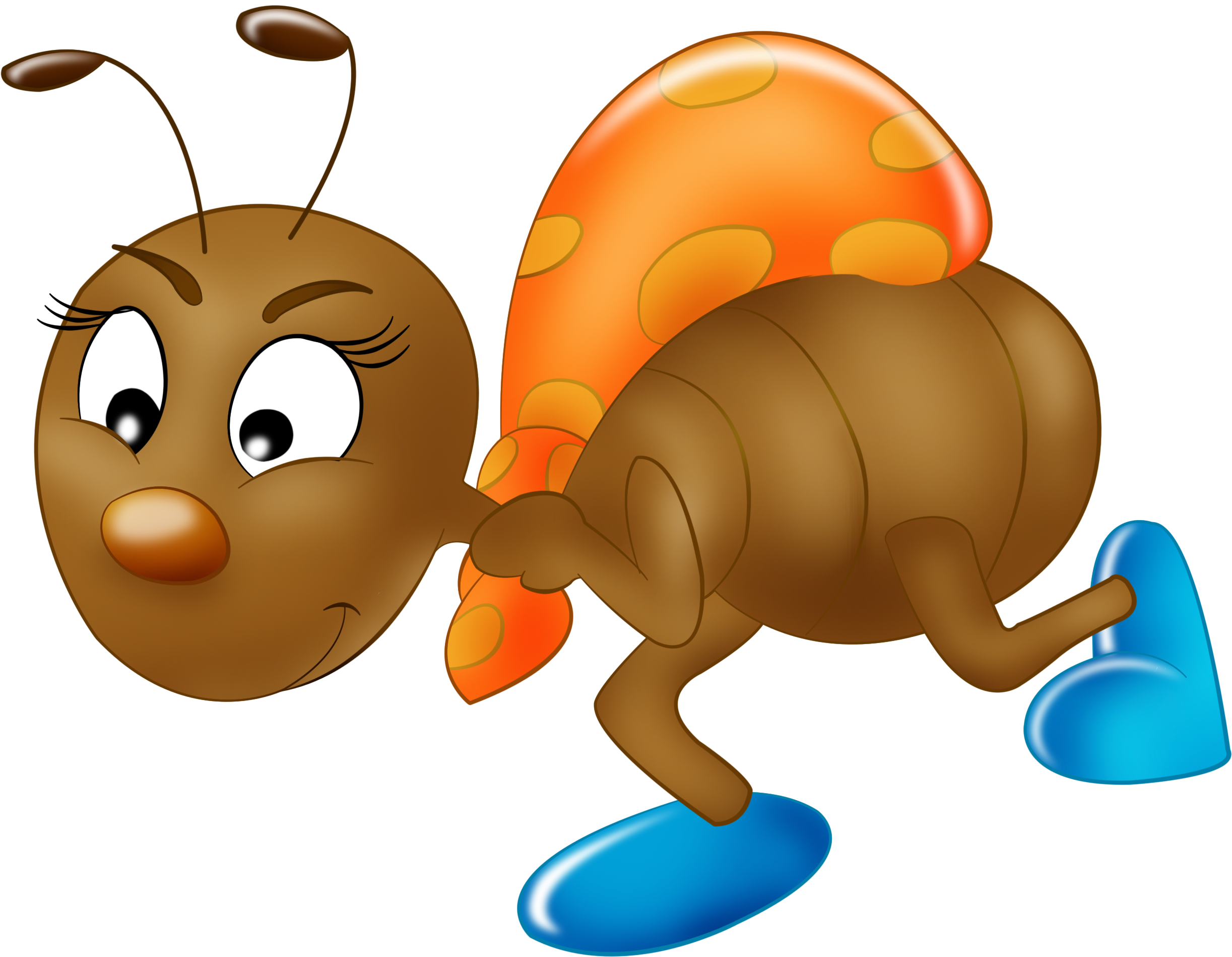 Ant Cartoon Clipart