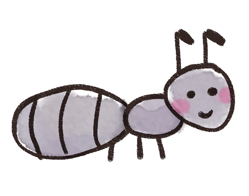 insect cartoon pink membrane-winged insect pest Clipart