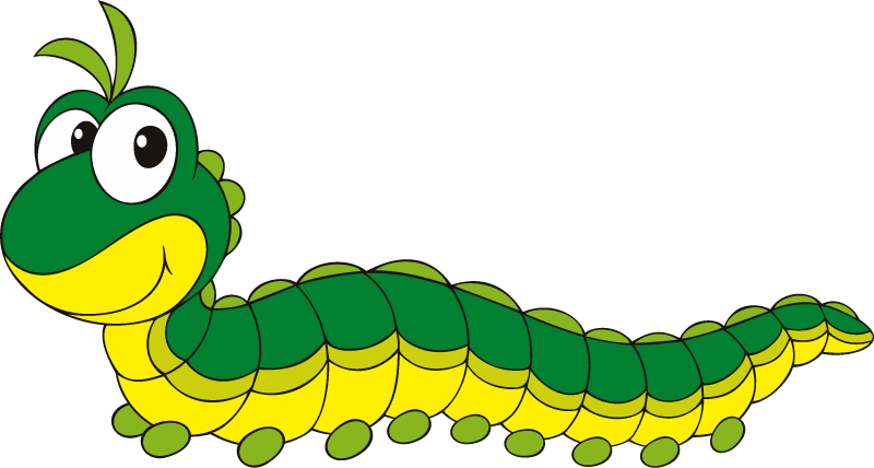 Larva Cartoon Clipart