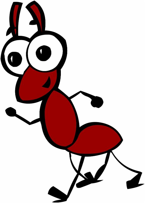 A Brave Ant Library Clipart Clipart