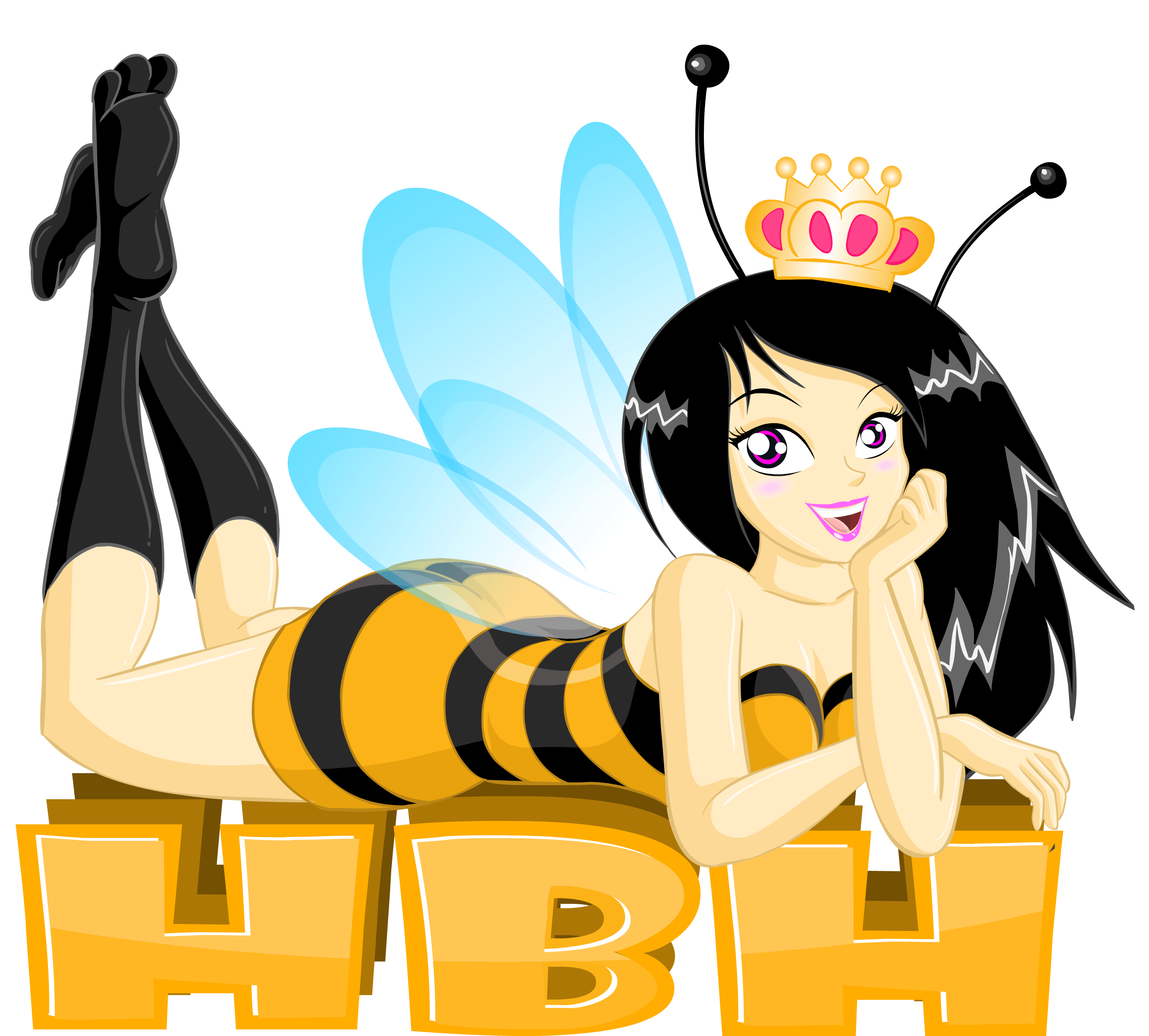 Bee Cartoon Clipart