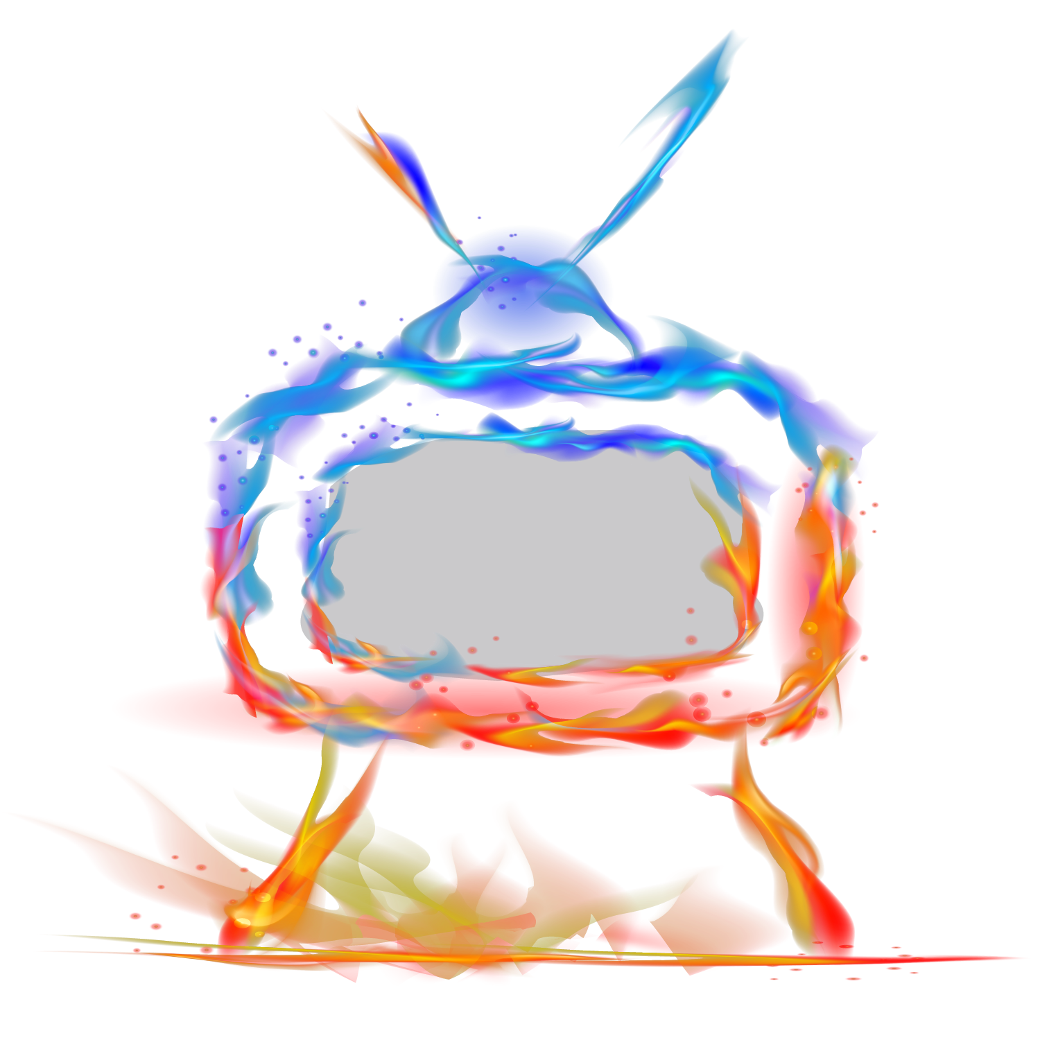Flame Cartoon Clipart