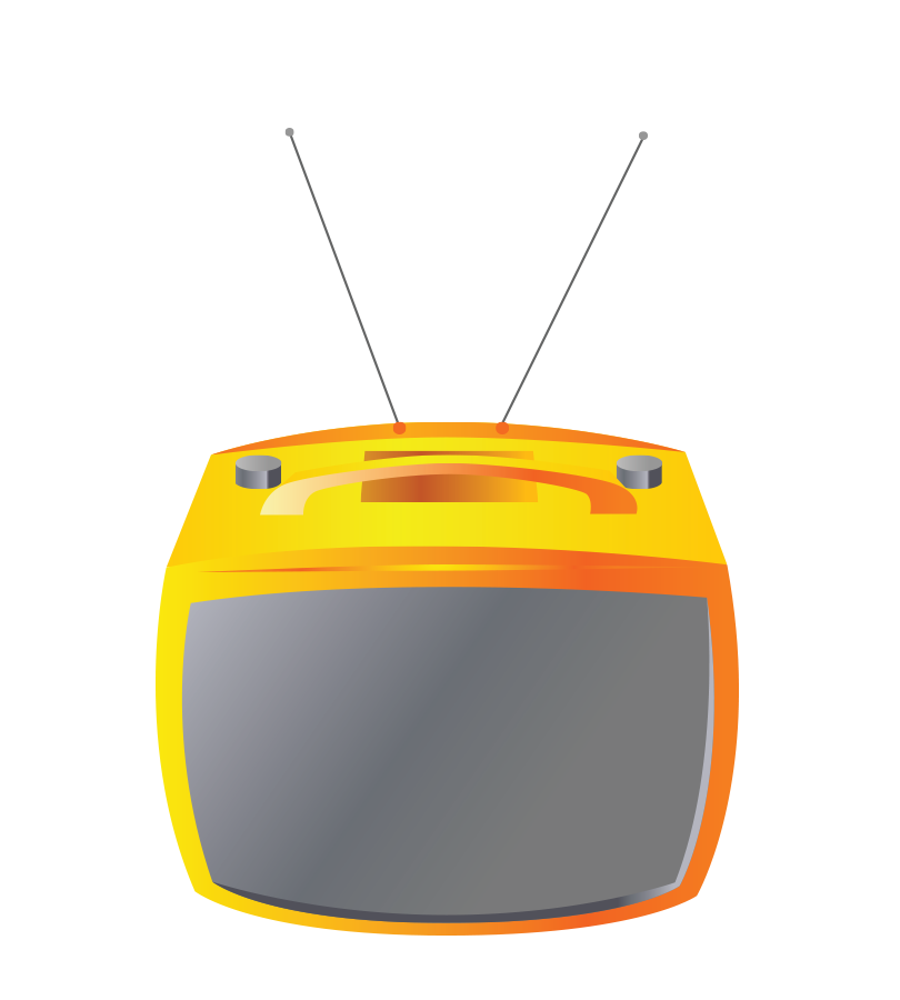 Tv Cartoon Clipart