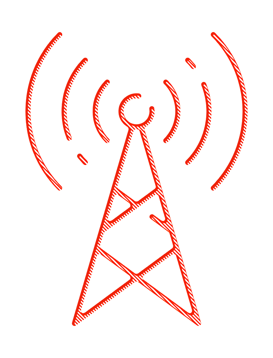 Safety icon Antenna icon Clipart