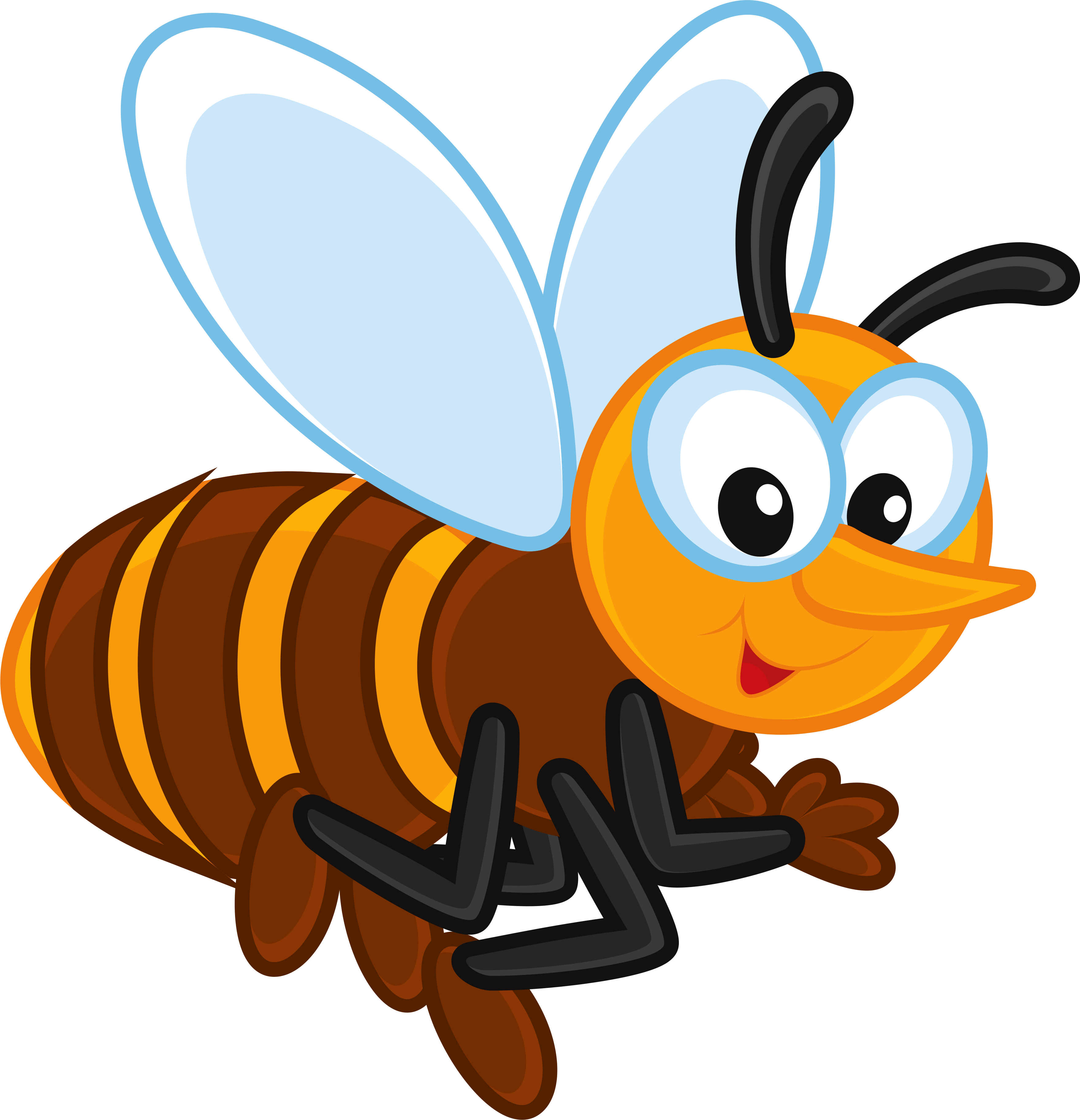 Bee Background Clipart