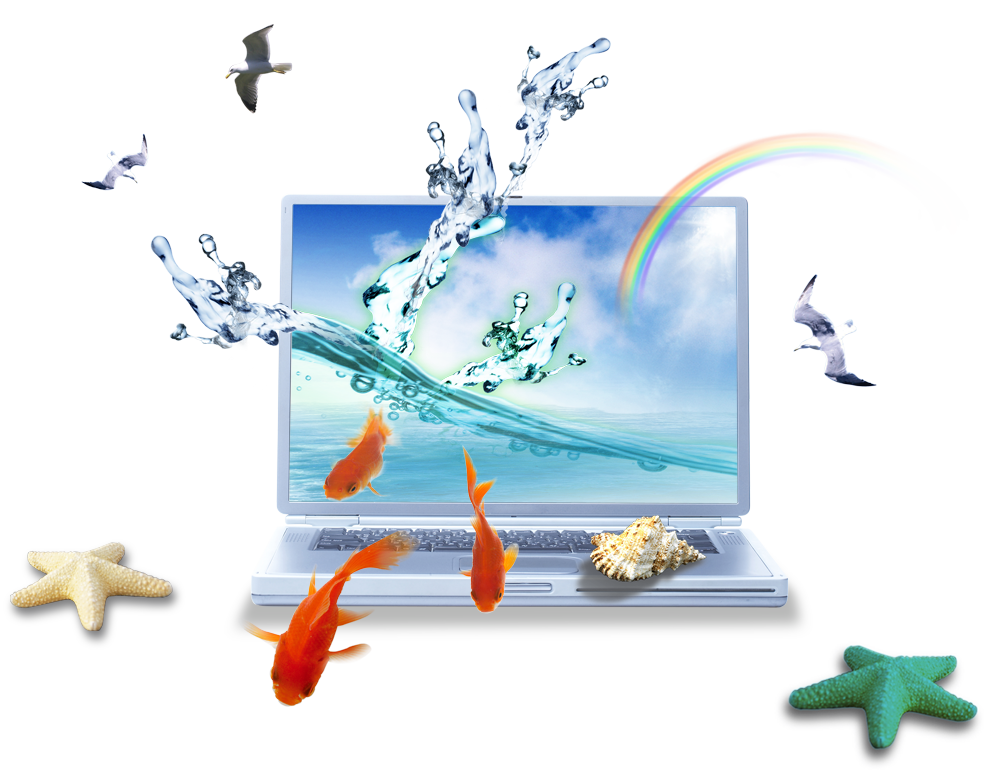 Laptop Background Clipart