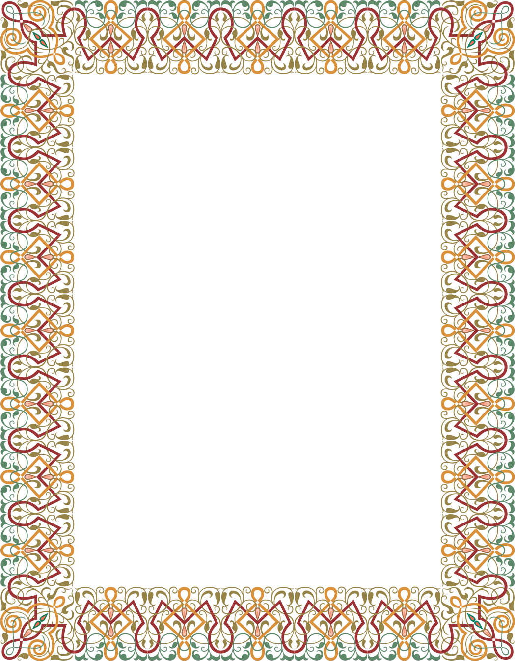 Vintage Border Frame Clipart
