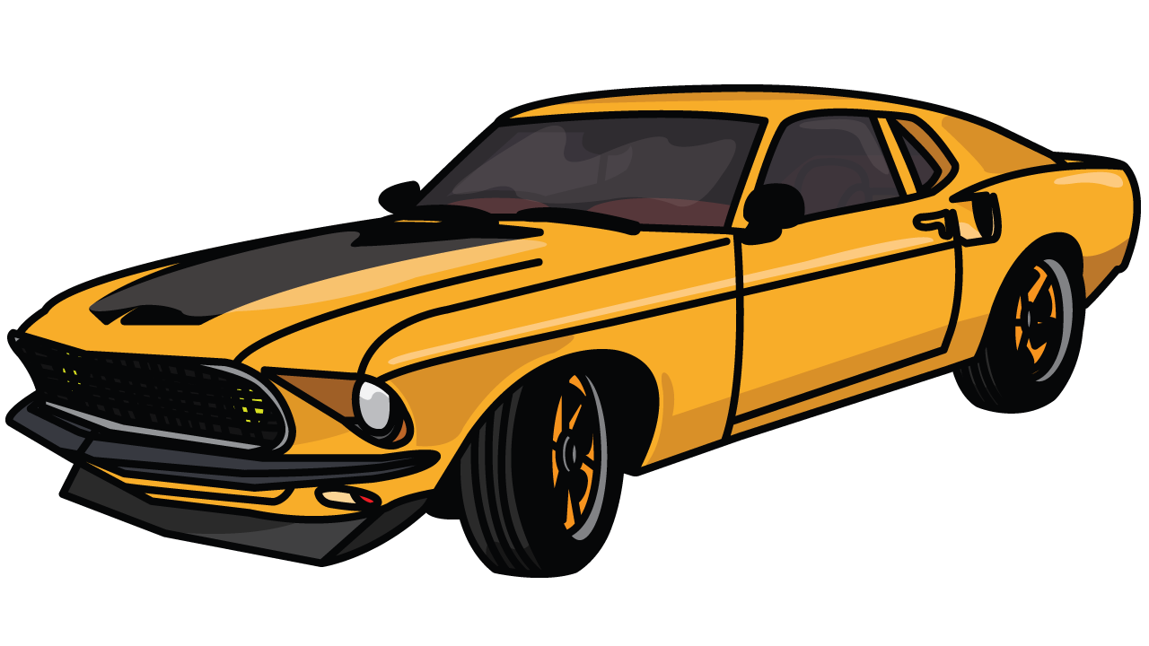 Classic Car Background Clipart