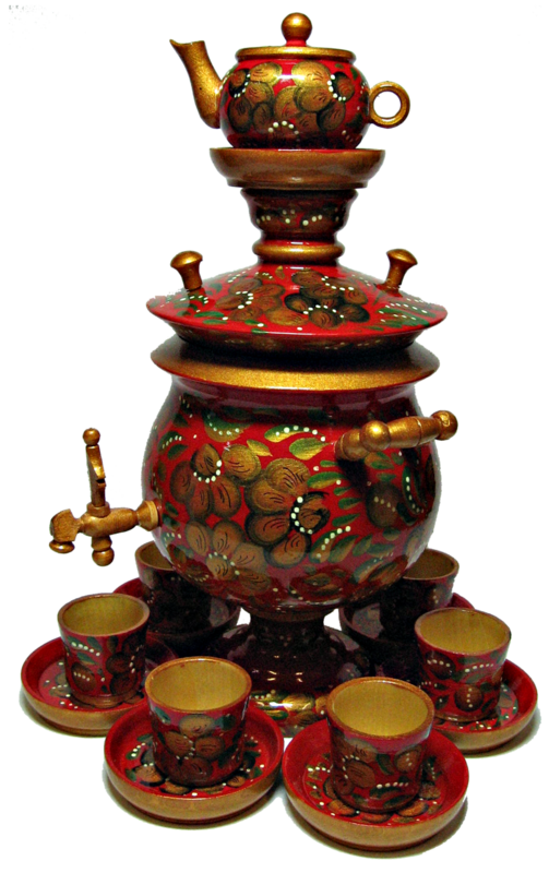 Samovar Tableware Clipart