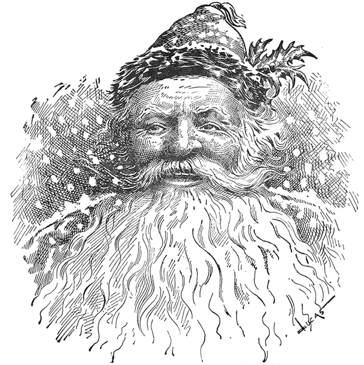 Christmas Tree Line Drawing Clipart