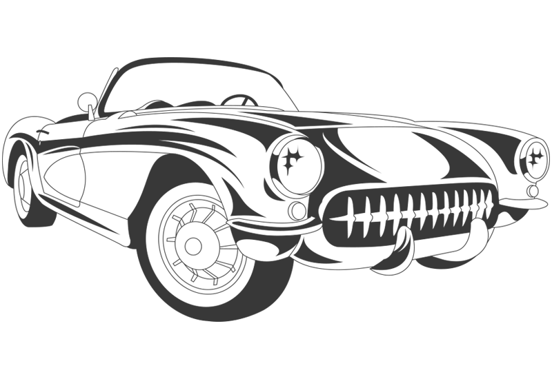 Classic Car Background Clipart