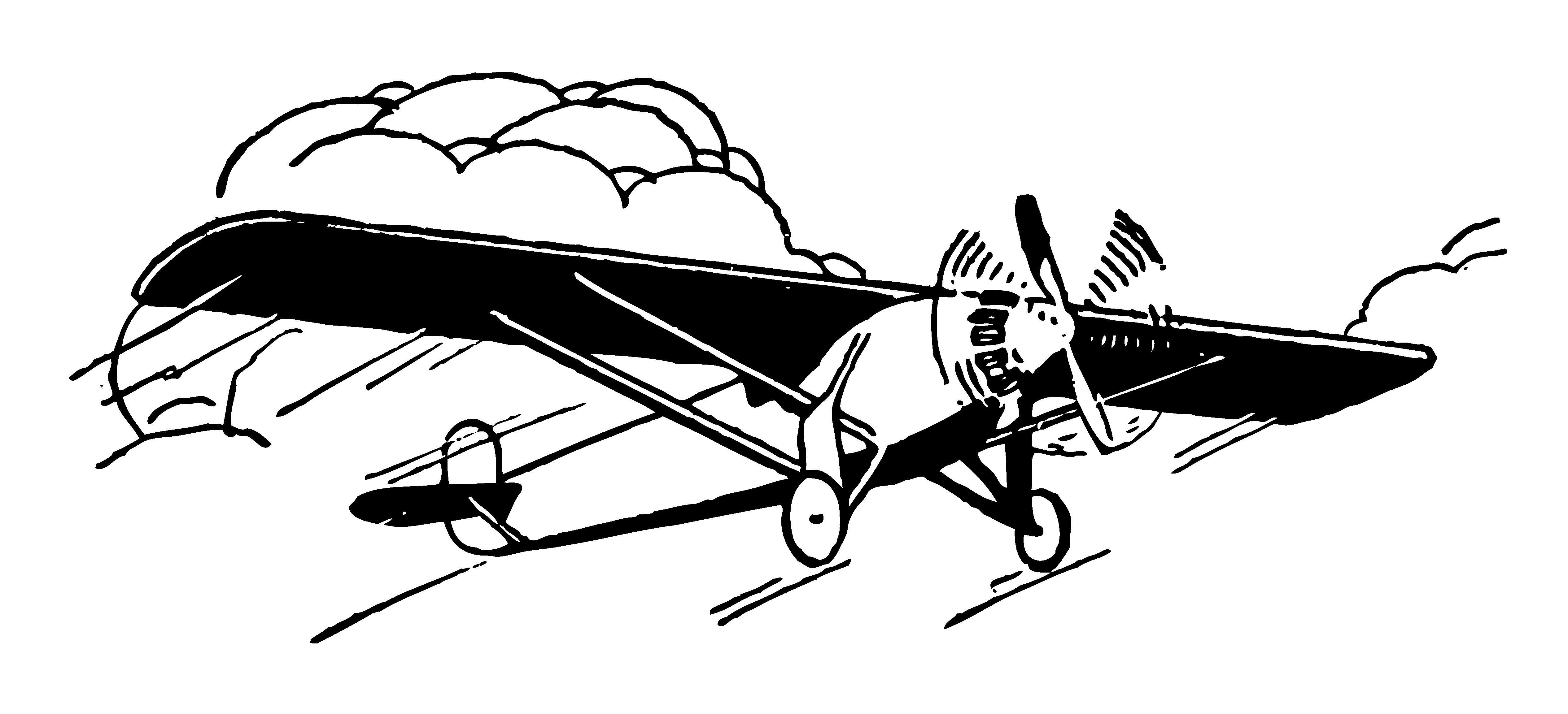 Airplane Drawing Clipart