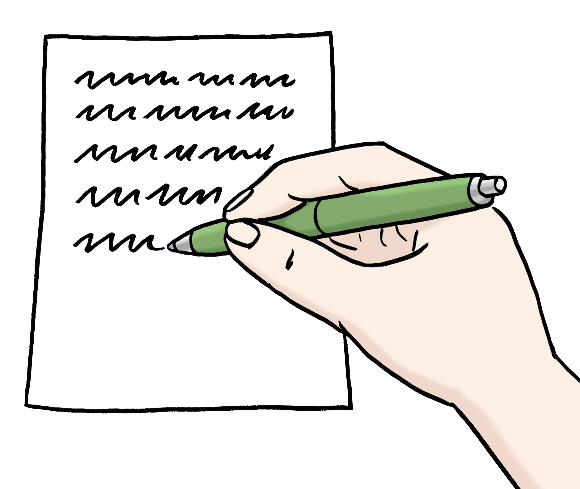 Writing Cartoon Clipart