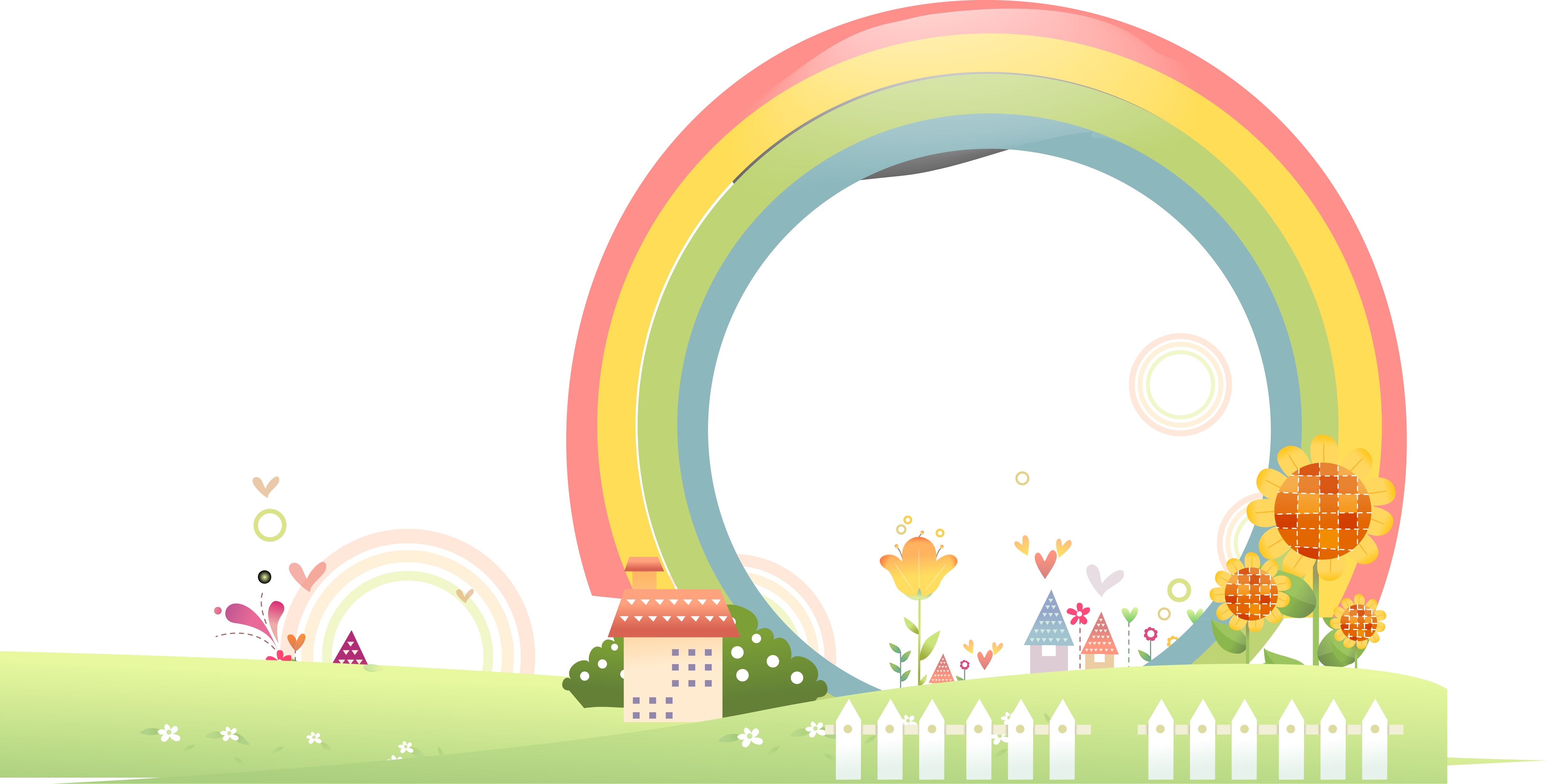 Rainbow Circle Clipart