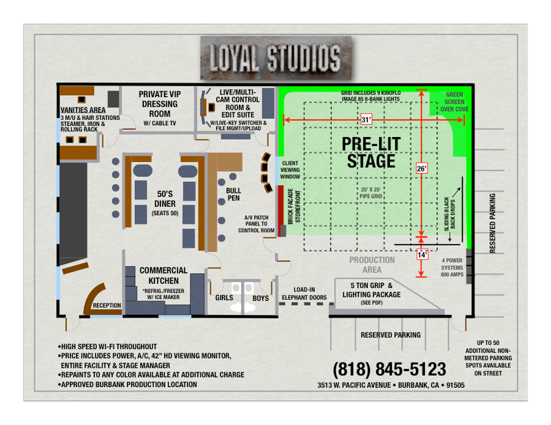 Television Studio Floor Plan Clipart