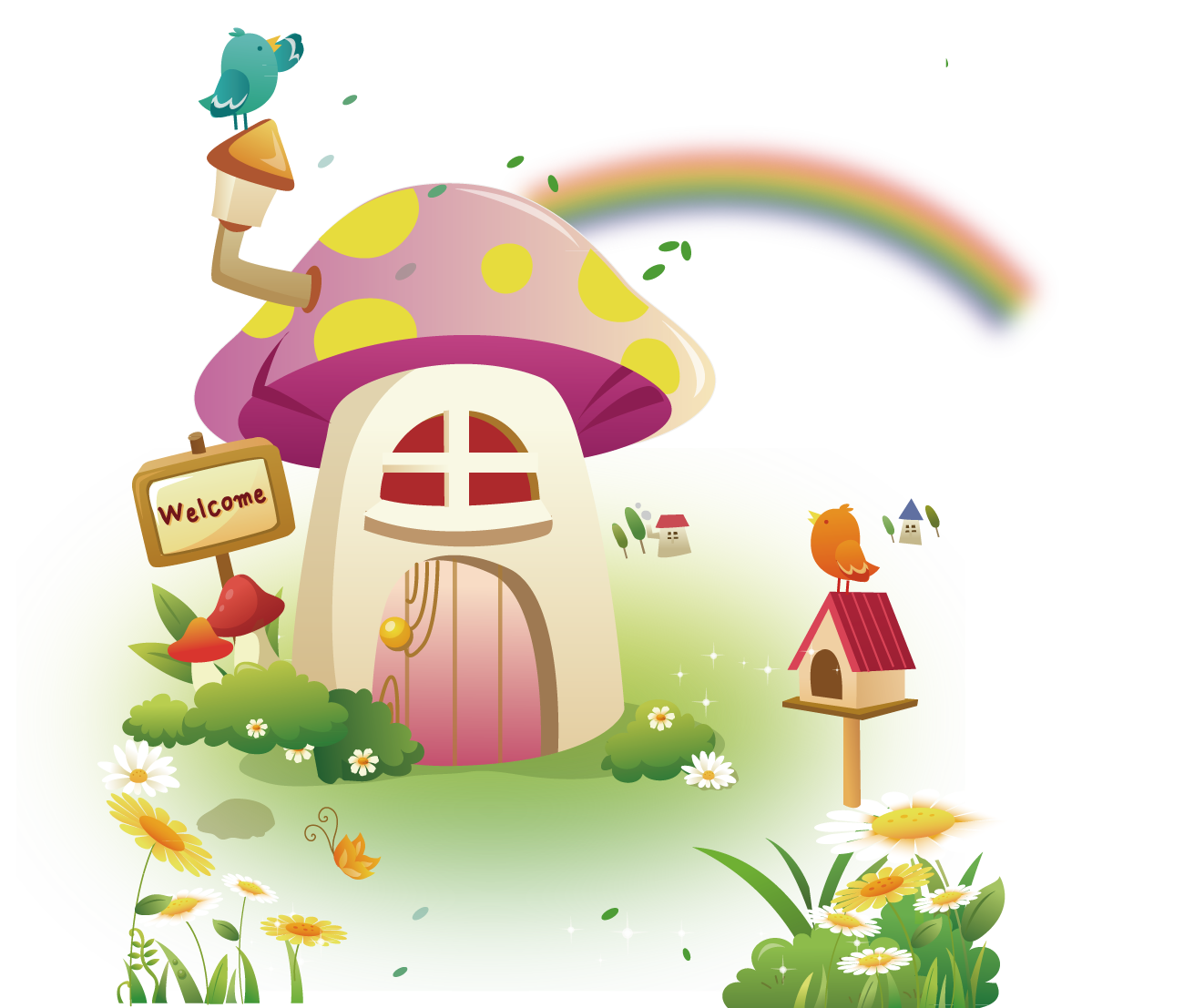 Mushroom Cartoon Clipart