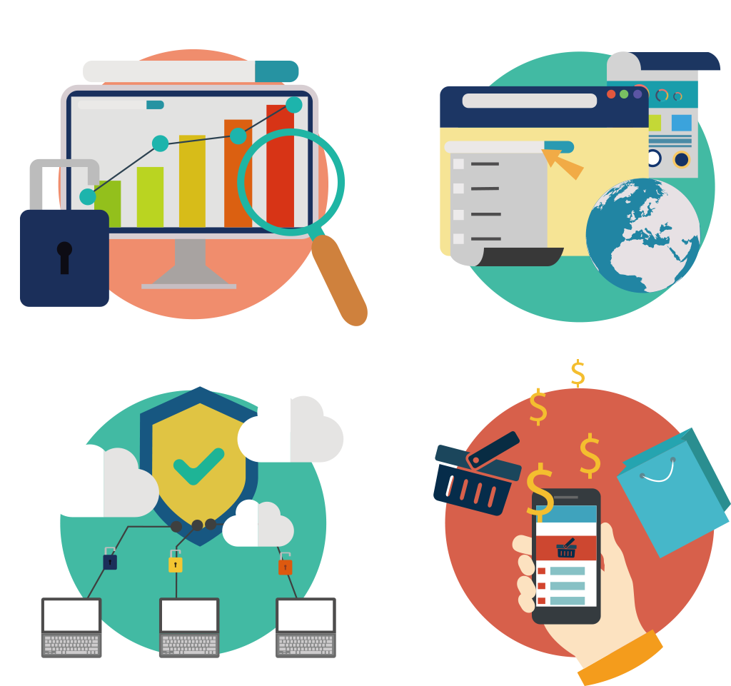 Flat Design Area Clipart