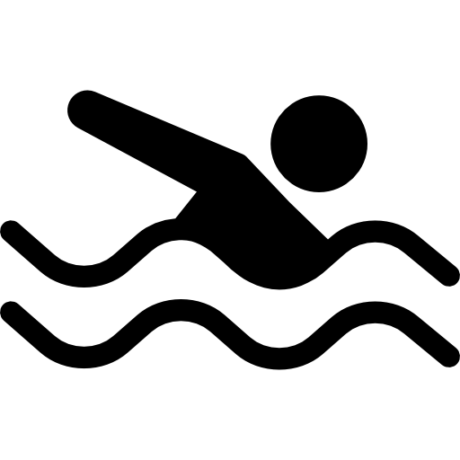 Swimming Cartoon Clipart