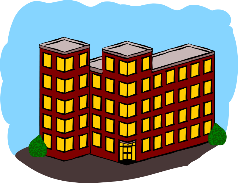 Building Cartoon Clipart