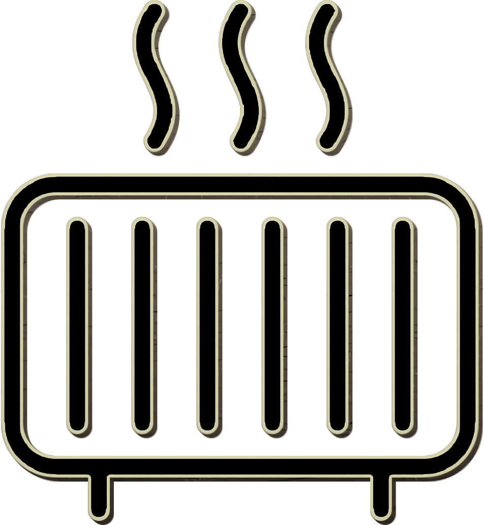 Hotel icon Heater icon Clipart