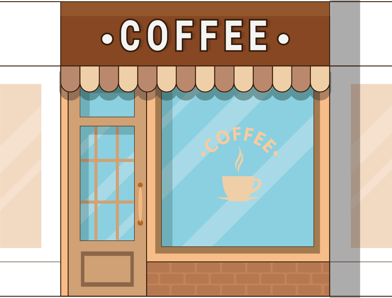 Cafe Background Clipart
