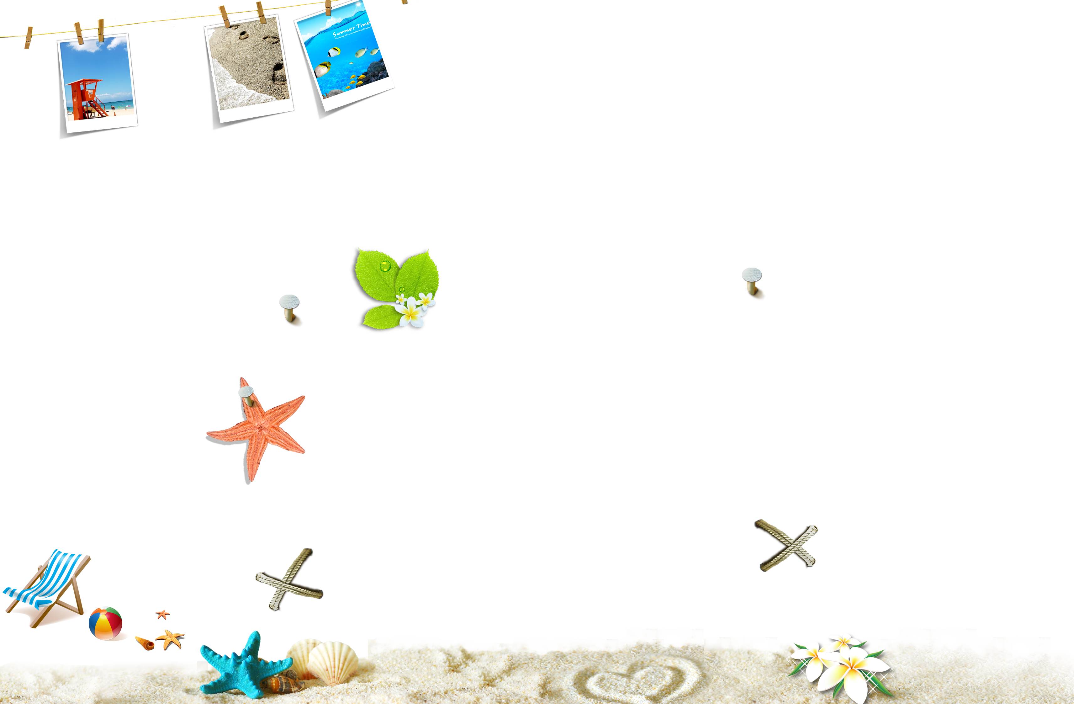 Beach Background Clipart