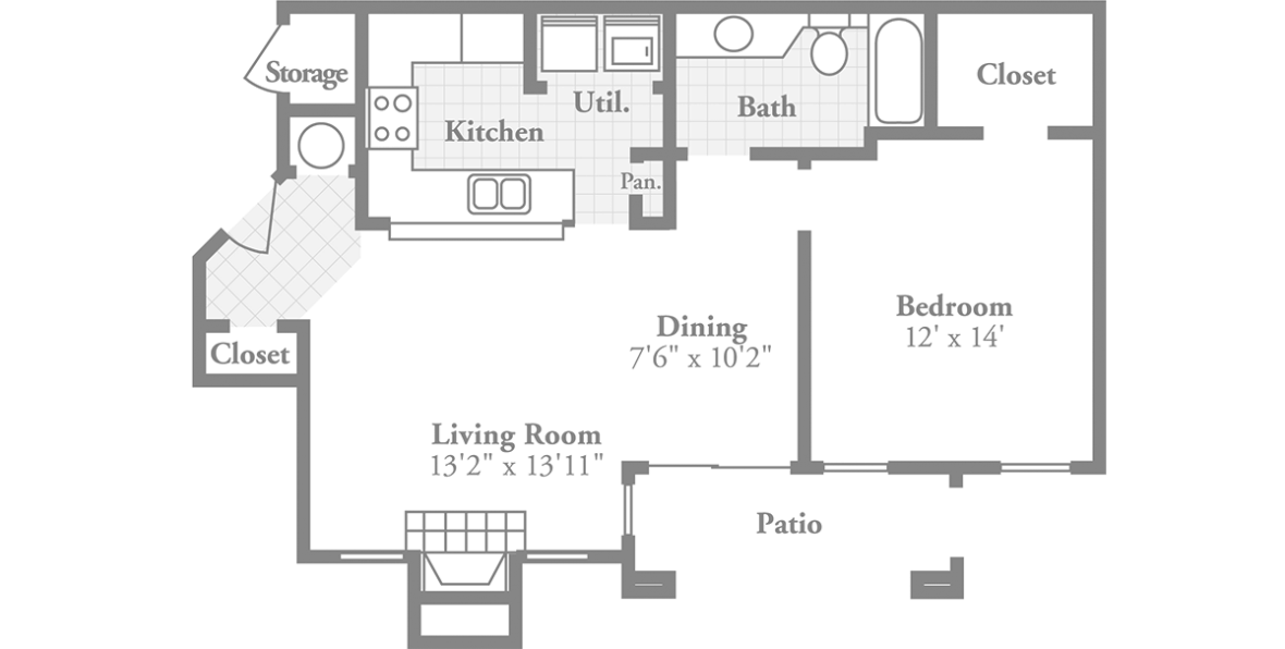 Crowne Club Apartments Floor Plan Clipart