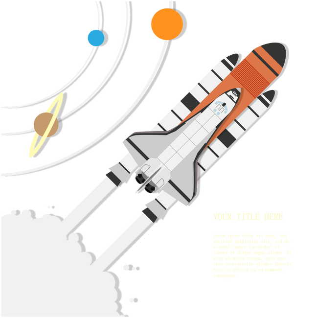 Cartoon Rocket Clipart