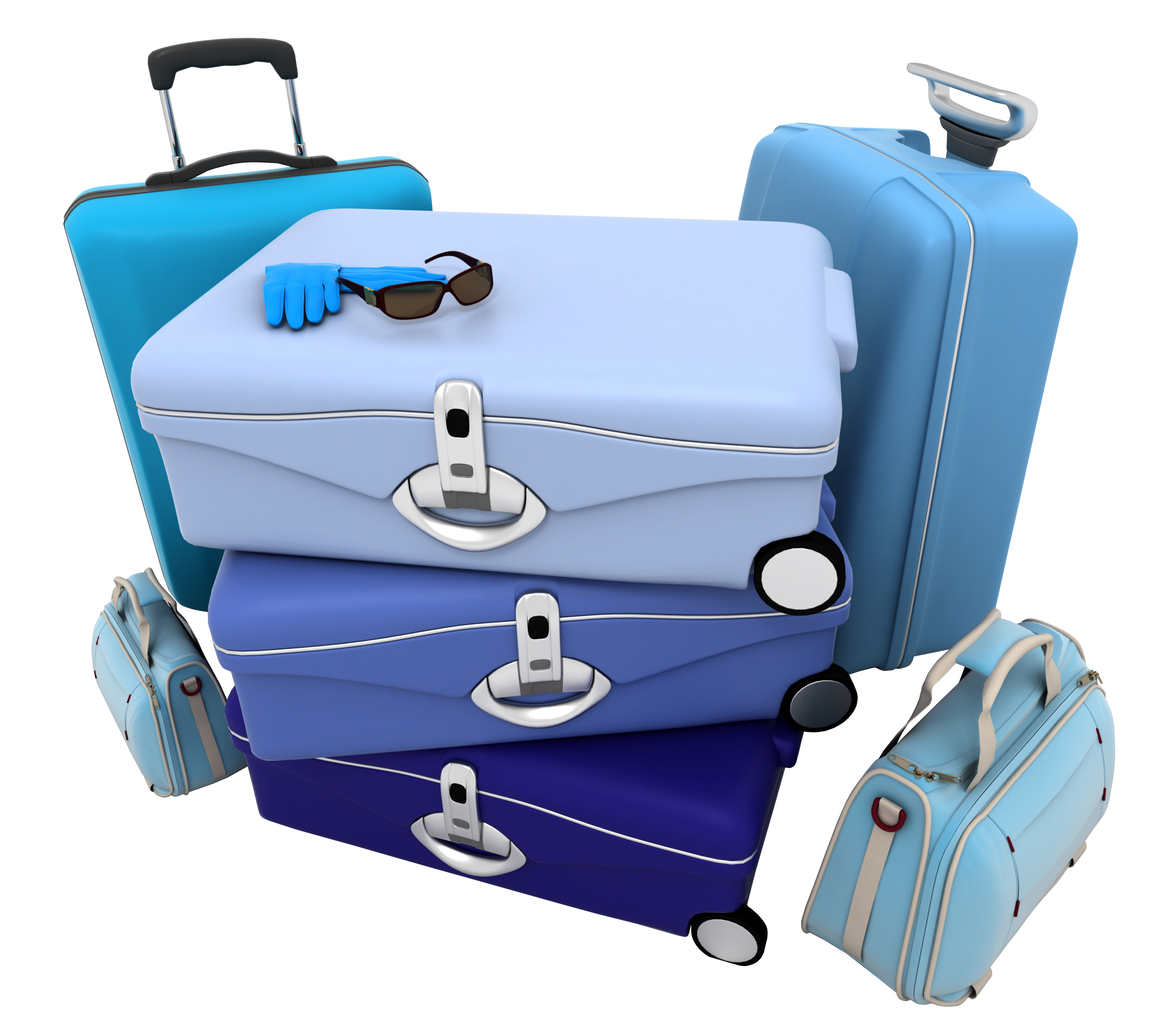 Travel Blue Background Clipart