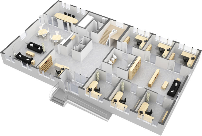 Open Plan Electronic Component Clipart