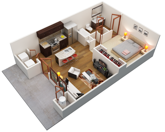 Building Cartoon Clipart